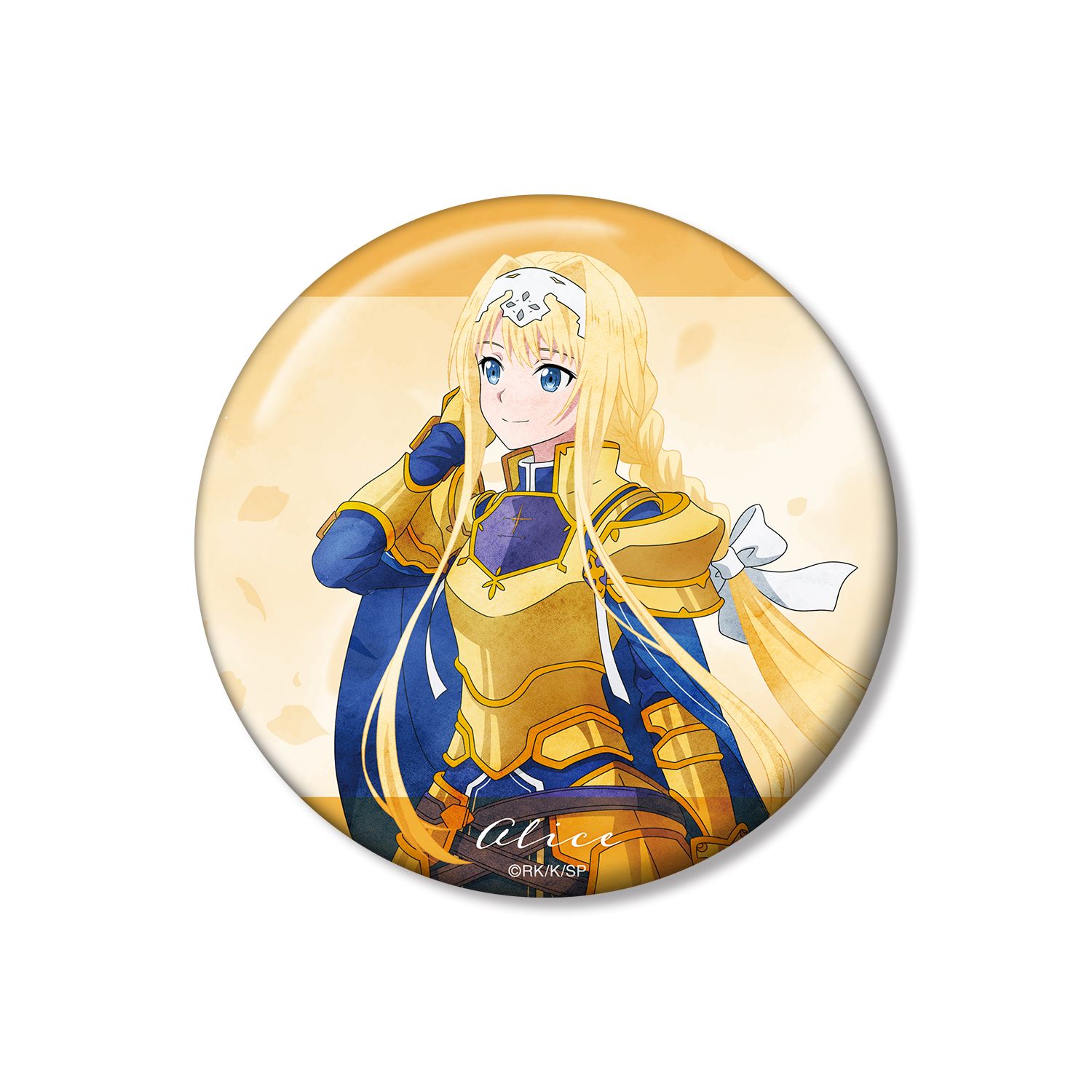 ソードアート・オンライン 描き下ろし アリス 歩みver. 100mm缶バッジ 画像 3 | AniSmile
