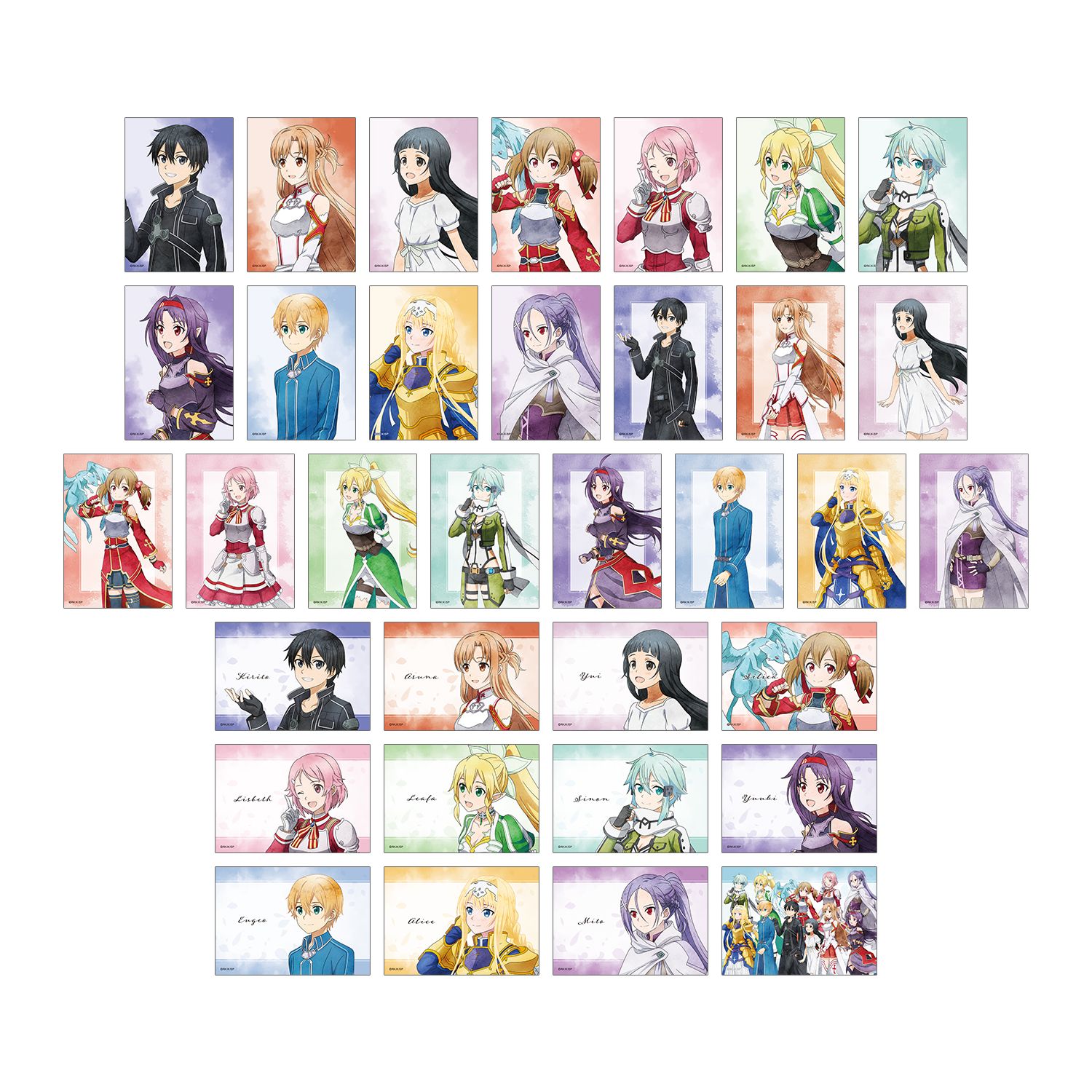 ソードアート・オンライン 描き下ろし 歩みver. トレーディングブロマイド(単位/単品) 画像 3 | AniSmile
