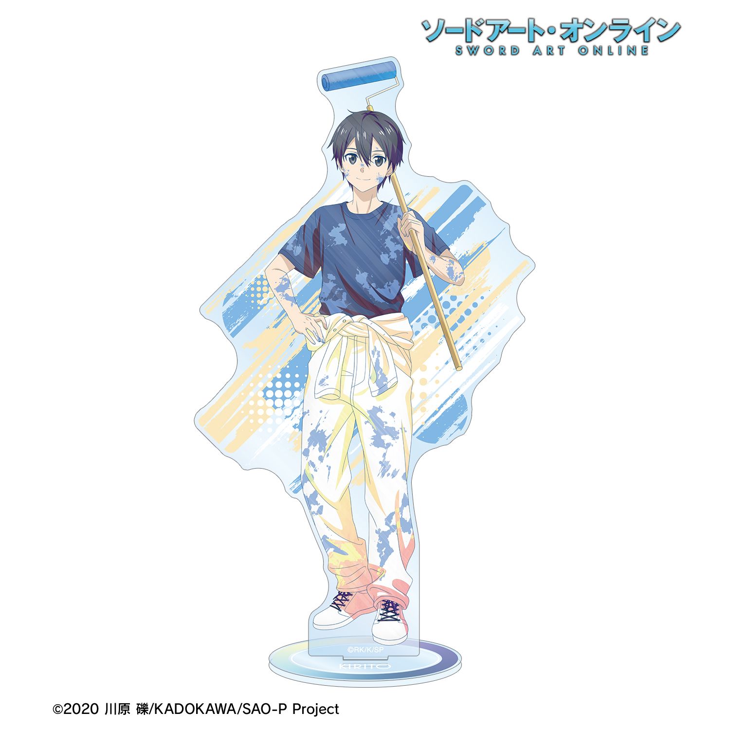 ソードアート・オンライン 描き下ろし キリト ペイントスタイルver. Ani-Art clear label 第2弾 BIGアクリルスタンド Image 2 | AniSmile
