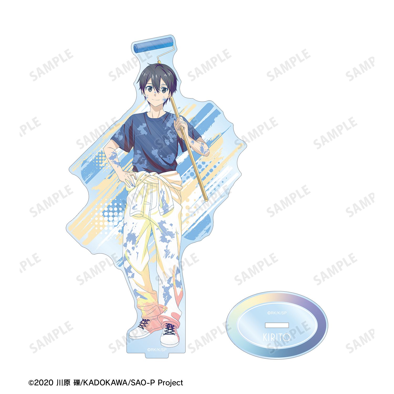 ソードアート・オンライン 描き下ろし キリト ペイントスタイルver. Ani-Art clear label 第2弾 BIGアクリルスタンド Image 3 | AniSmile