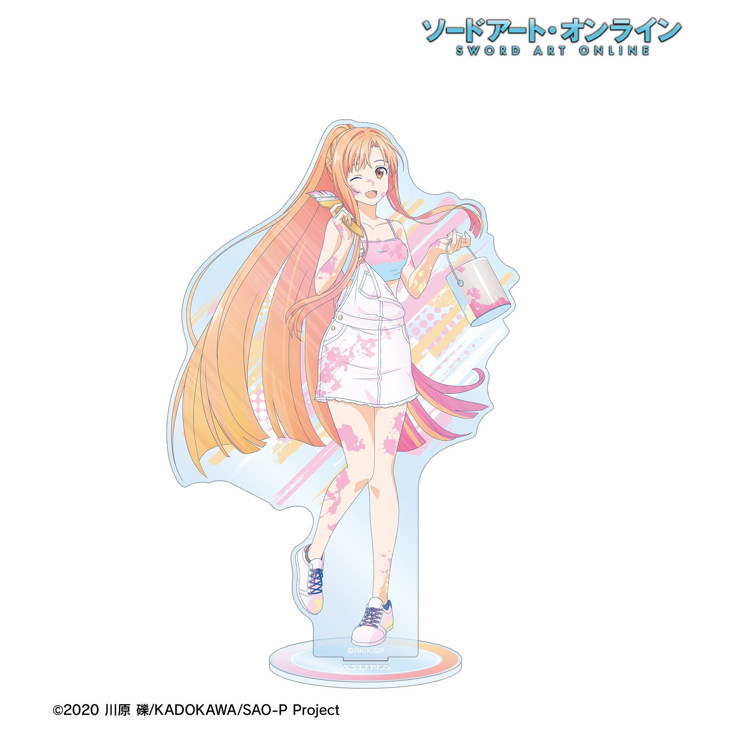 ソードアート・オンライン 描き下ろし アスナ ペイントスタイルver. Ani-Art clear label 第2弾 BIGアクリルスタンド Image 2 | AniSmile