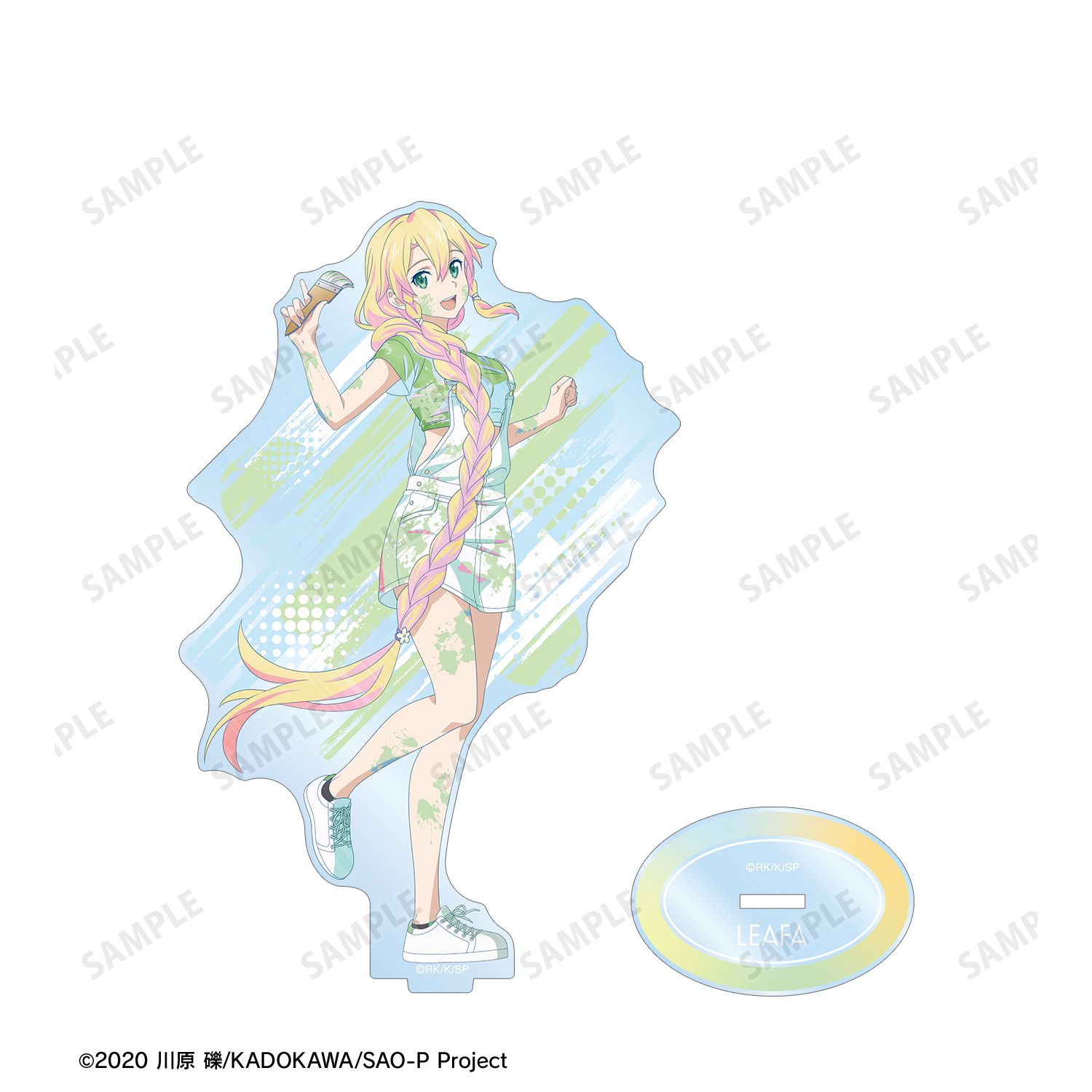 ソードアート・オンライン 描き下ろし リーファ ペイントスタイルver. Ani-Art clear label 第2弾 BIGアクリルスタンド Image 2 | AniSmile