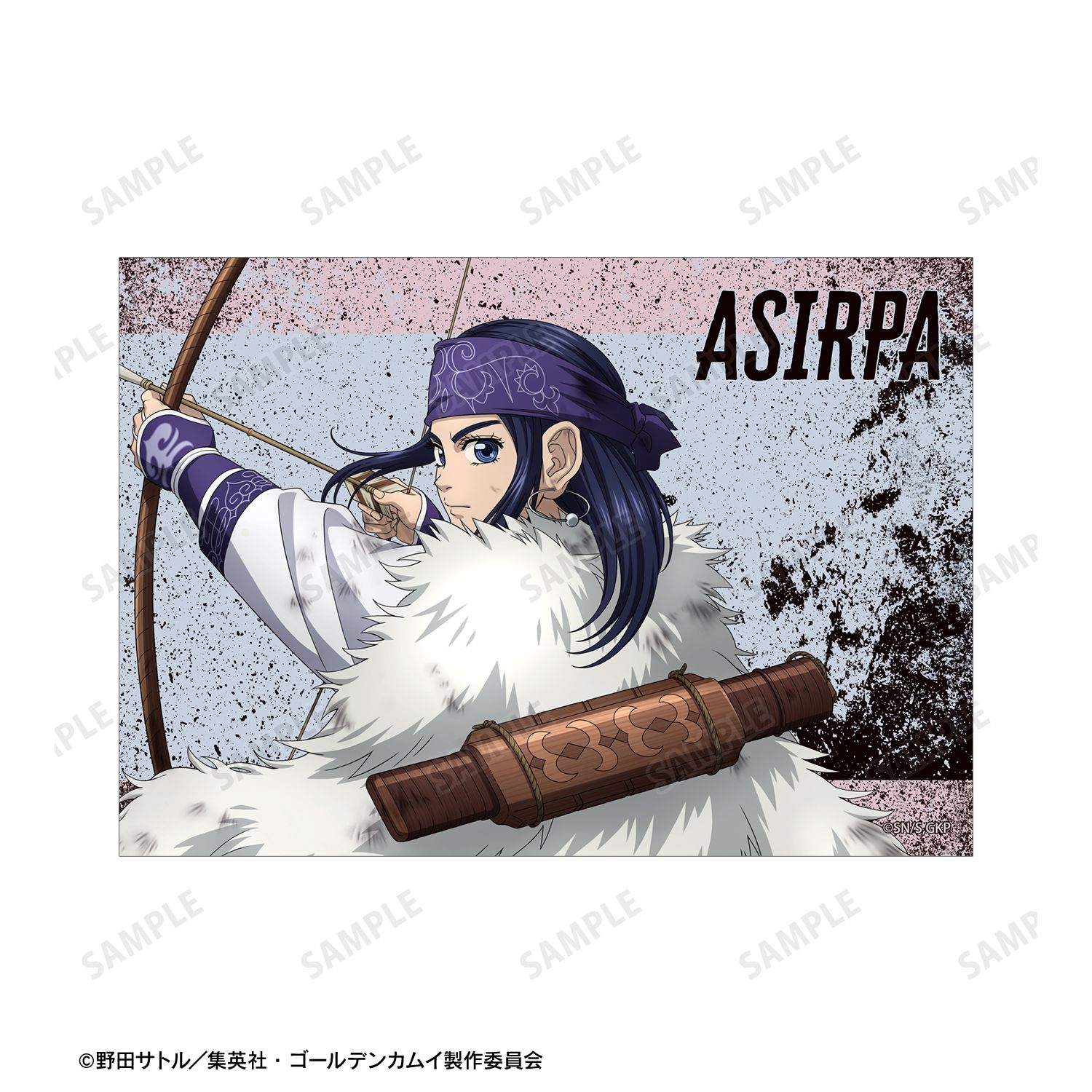 TVアニメ『ゴールデンカムイ』 描き下ろし アシㇼパ 戦う背中ver. ブロマイド3枚セット Image 3 | AniSmile