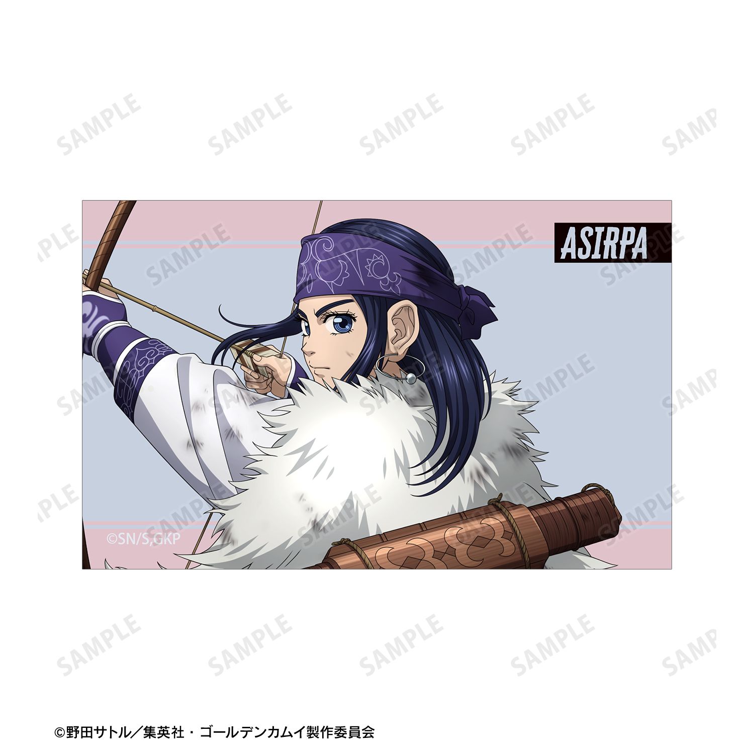 TVアニメ『ゴールデンカムイ』 描き下ろし アシㇼパ 戦う背中ver. イラストカード3枚セット Image 3 | AniSmile