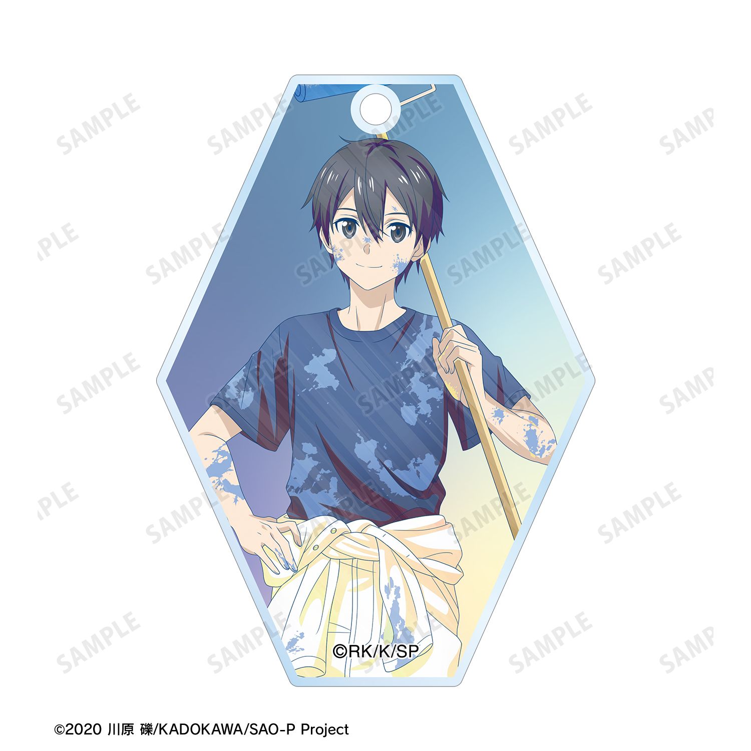 ソードアート・オンライン 描き下ろし キリト ペイントスタイルver. Ani-Art clear label 第2弾 2連スライドアクリルキーホルダー Image 4 | AniSmile