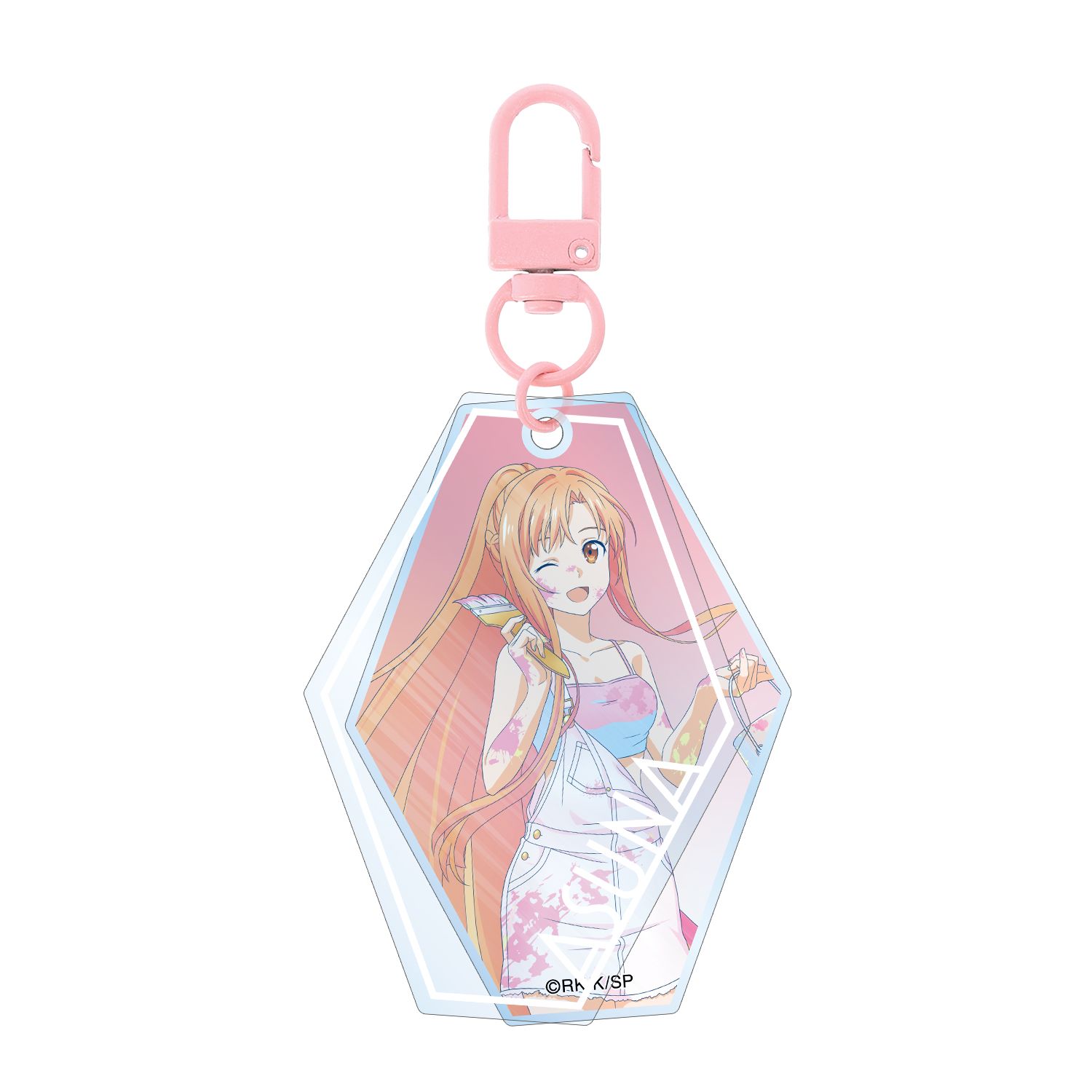 ソードアート・オンライン 描き下ろし アスナ ペイントスタイルver. Ani-Art clear label 第2弾 2連スライドアクリルキーホルダー - 公式商品画像 | AniSmile