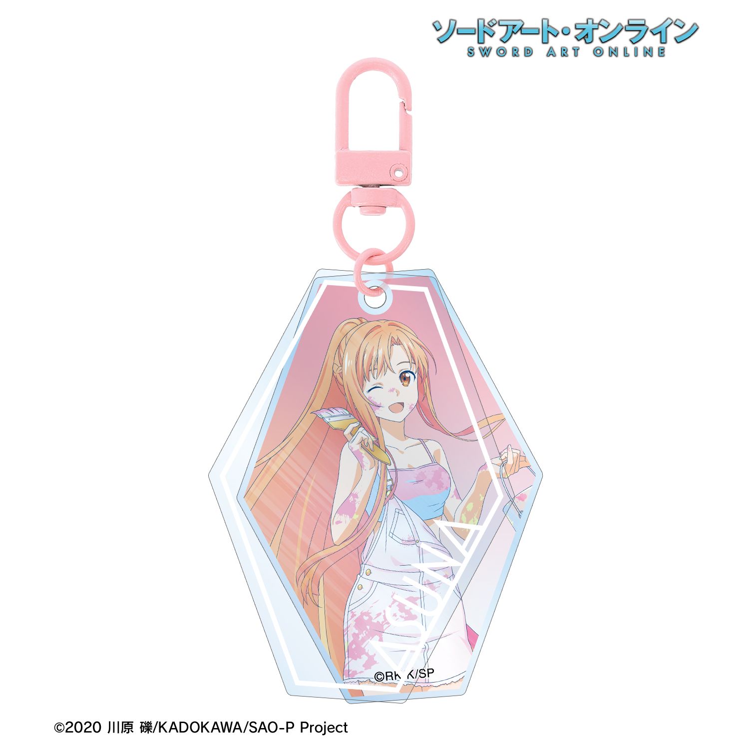 ソードアート・オンライン 描き下ろし アスナ ペイントスタイルver. Ani-Art clear label 第2弾 2連スライドアクリルキーホルダー 画像 2 | AniSmile