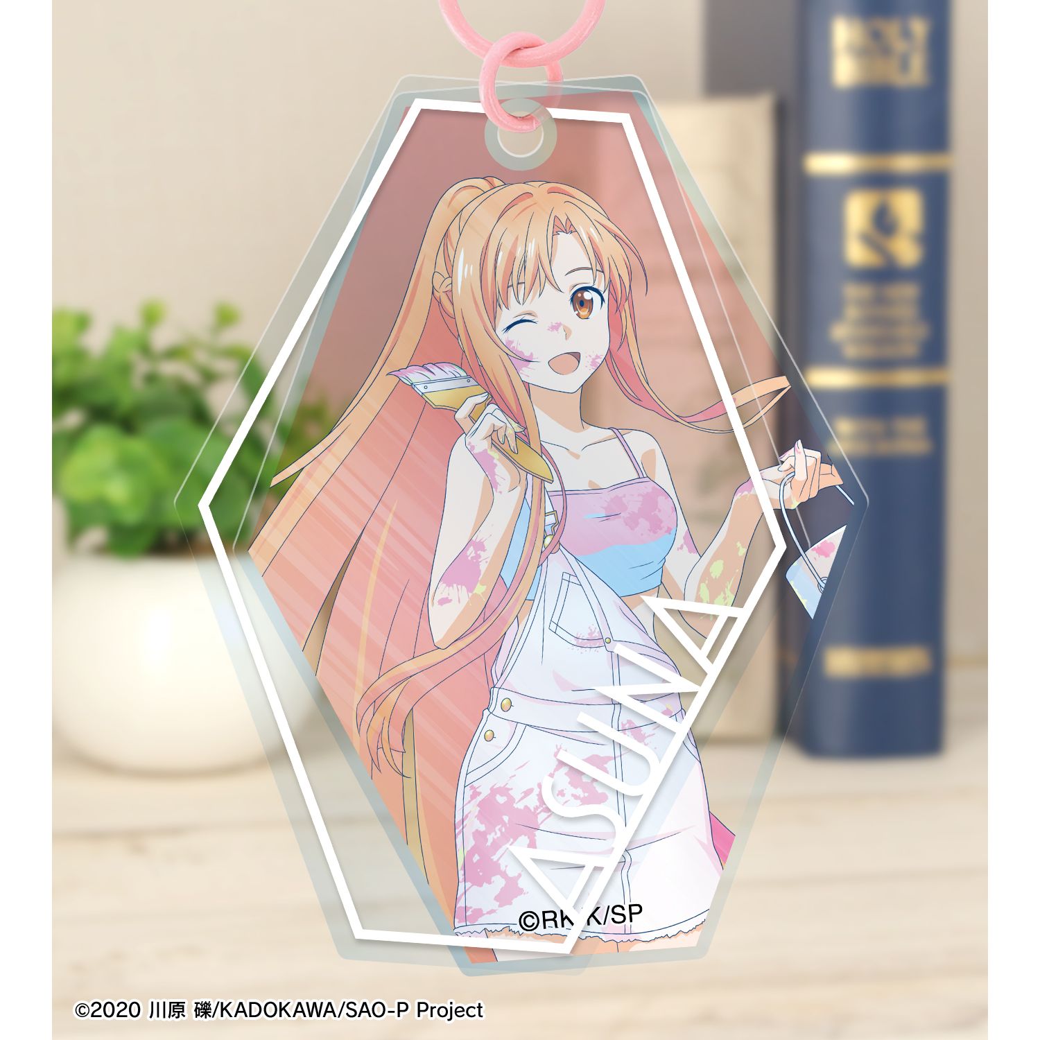 ソードアート・オンライン 描き下ろし アスナ ペイントスタイルver. Ani-Art clear label 第2弾 2連スライドアクリルキーホルダー 画像 5 | AniSmile