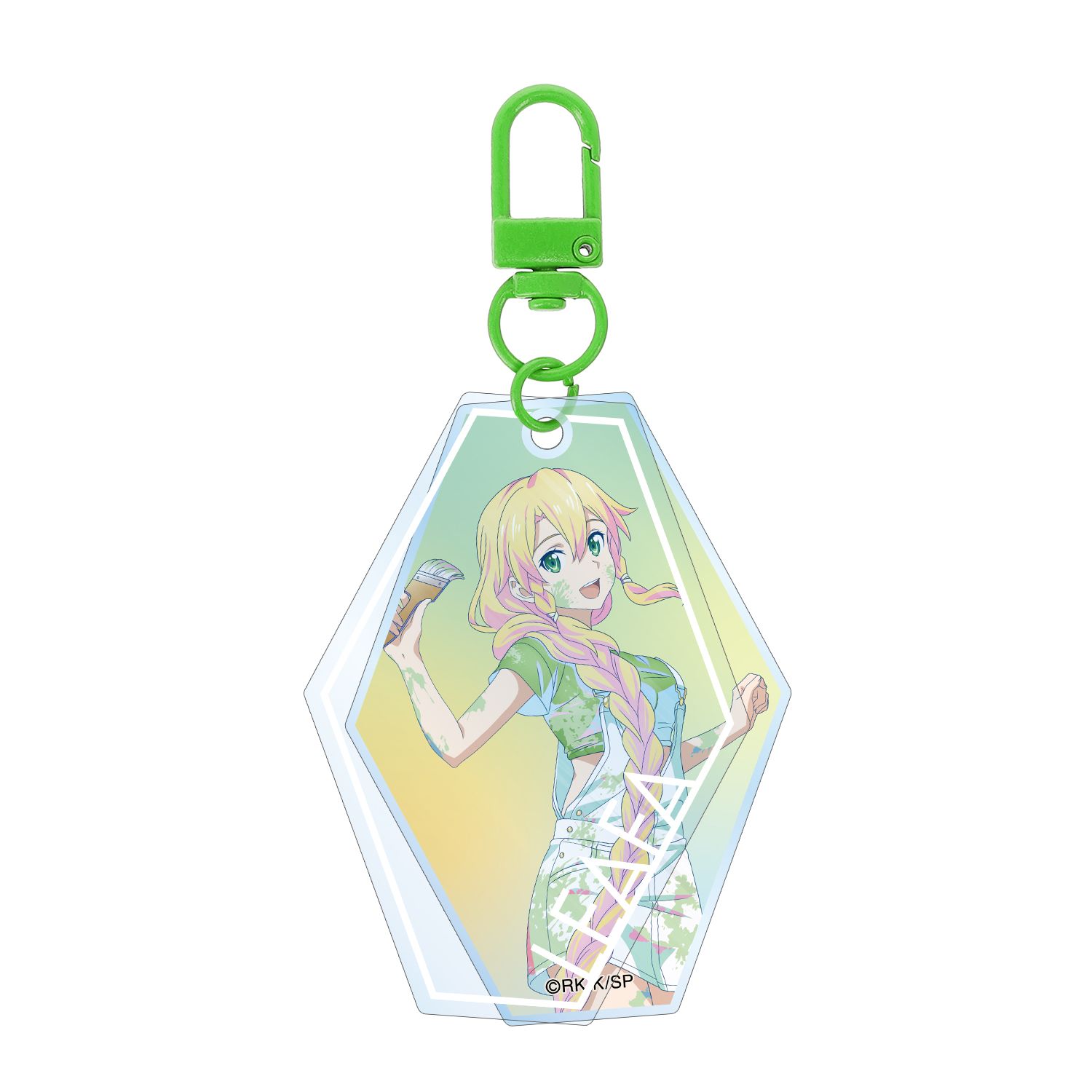 ソードアート・オンライン 描き下ろし リーファ ペイントスタイルver. Ani-Art clear label 第2弾 2連スライドアクリルキーホルダー - official product image | AniSmile
