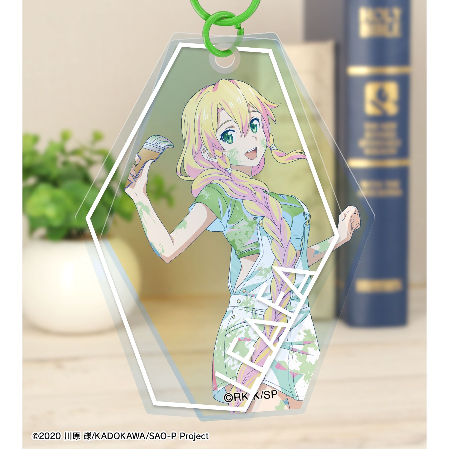 ソードアート・オンライン 描き下ろし リーファ ペイントスタイルver. Ani-Art clear label 第2弾 2連スライドアクリルキーホルダー Image 5 | AniSmile