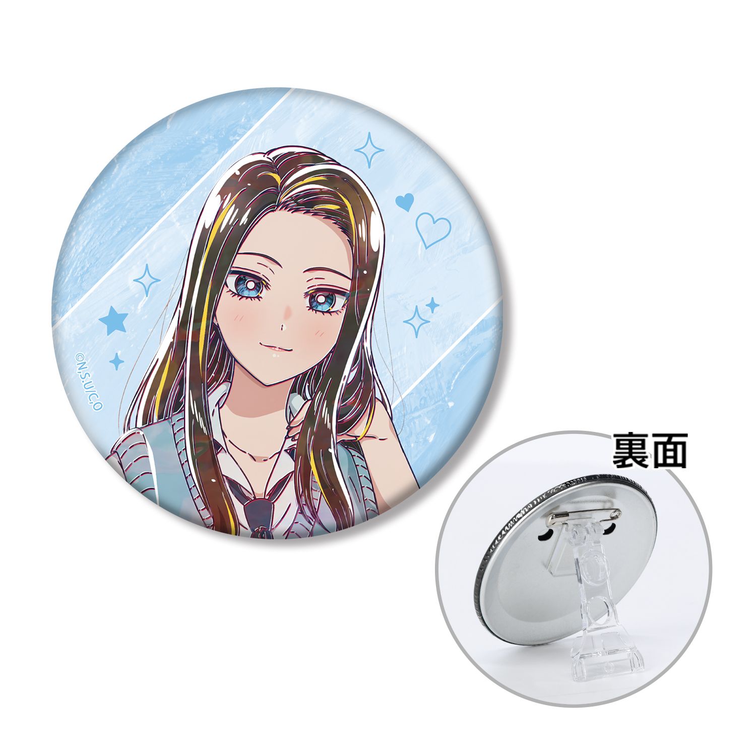 アニメ「オタクに優しいギャルはいない!?」 天音 慶 Ani-Art 3WAY缶バッジ ver.A - AniSmile