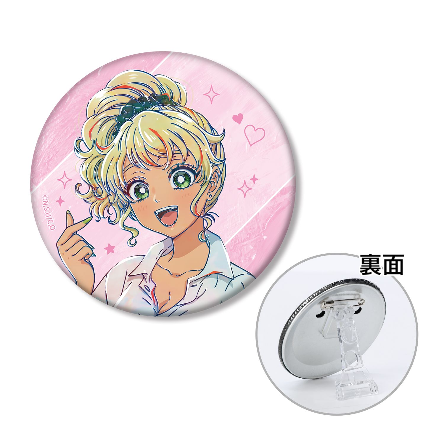 アニメ「オタクに優しいギャルはいない!?」 伊地知 琴子 Ani-Art 3WAY缶バッジ ver.A - AniSmile