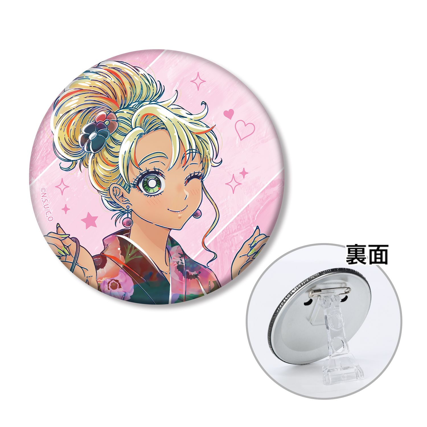 アニメ「オタクに優しいギャルはいない!?」 伊地知 琴子 Ani-Art 3WAY缶バッジ ver.D - AniSmile