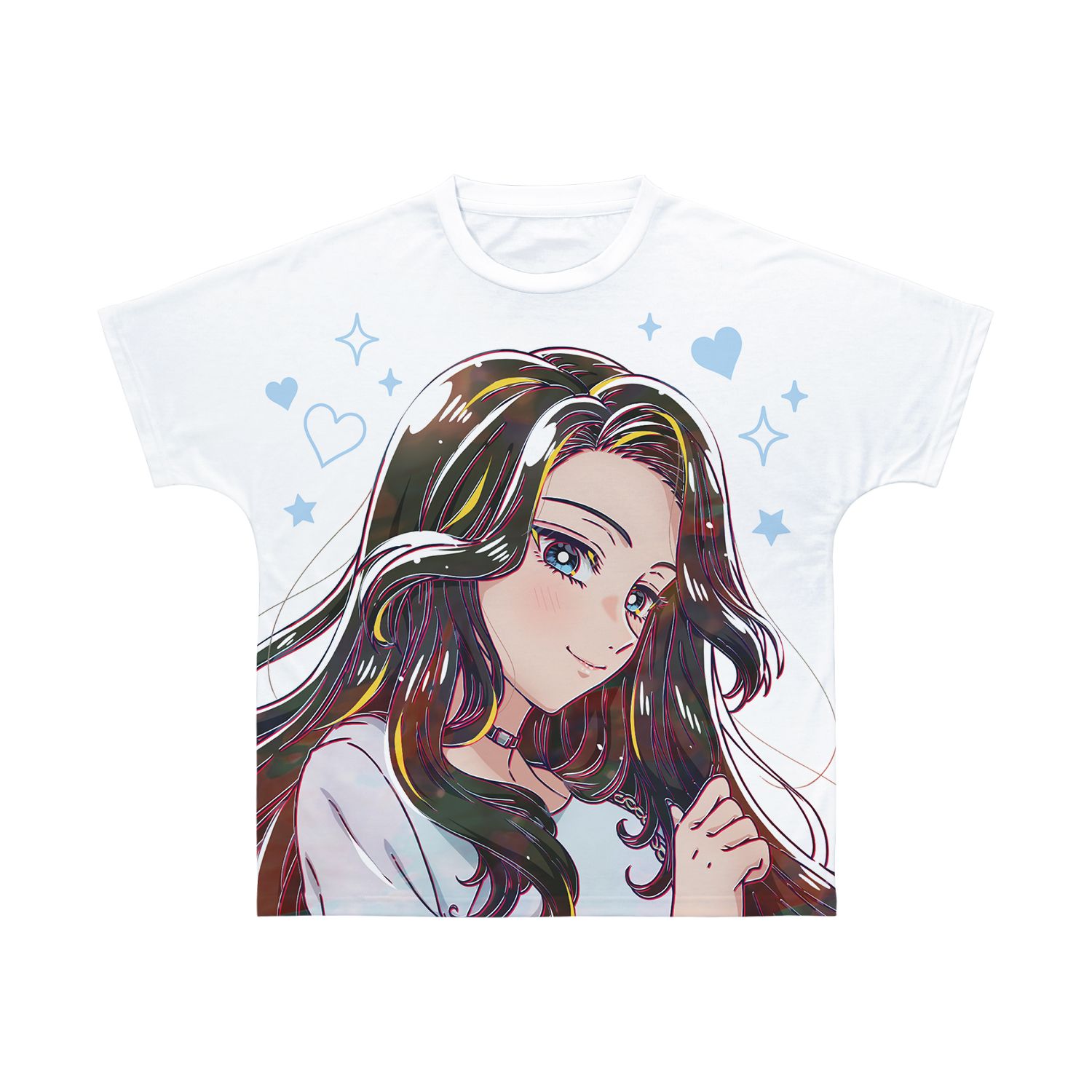 アニメ「オタクに優しいギャルはいない!?」 天音 慶 Ani-Art フルグラフィックTシャツユニセックス(サイズ/XL) - AniSmile