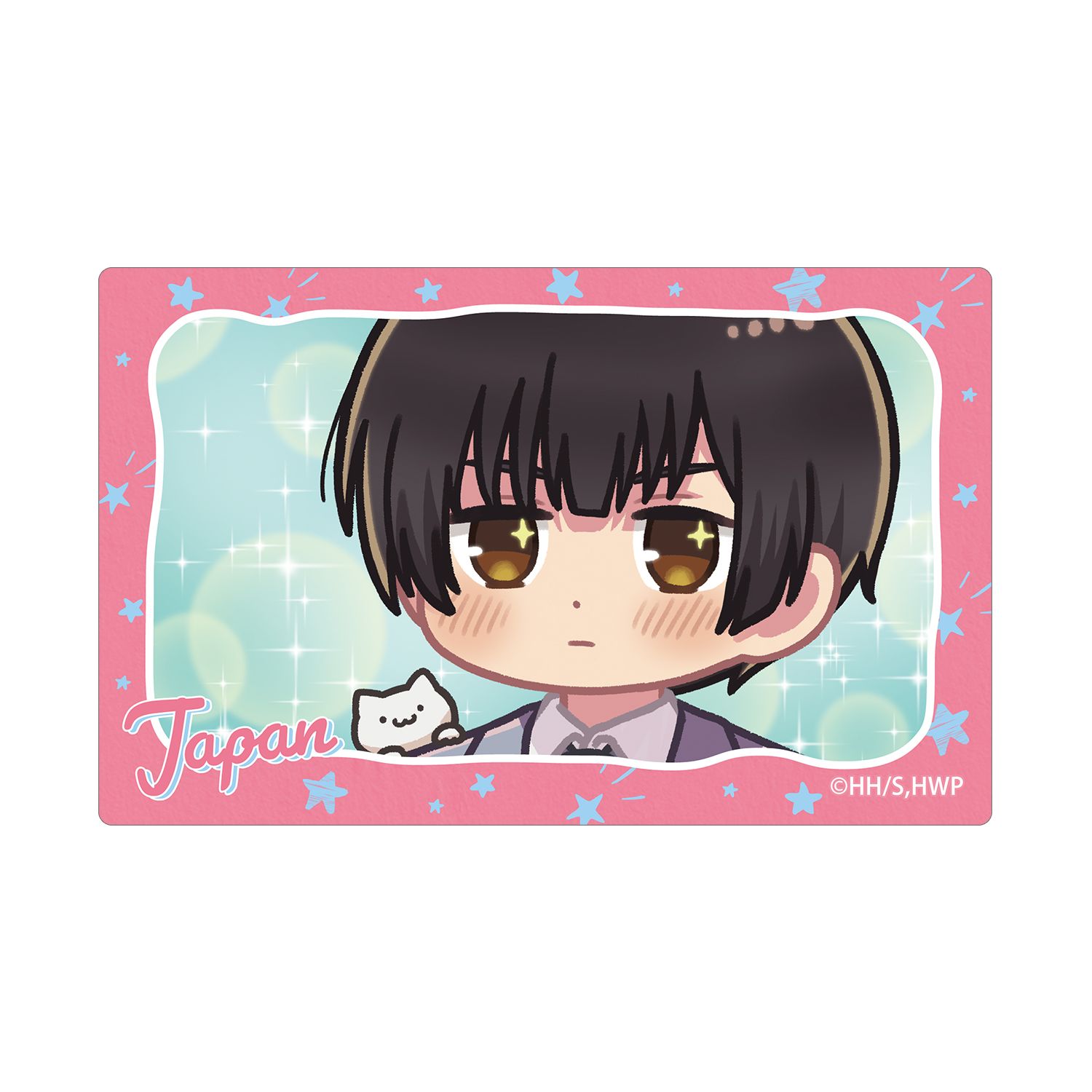 アニメ「ヘタリア World★Stars」 日本 ゆるコマ カードステッカー - AniSmile