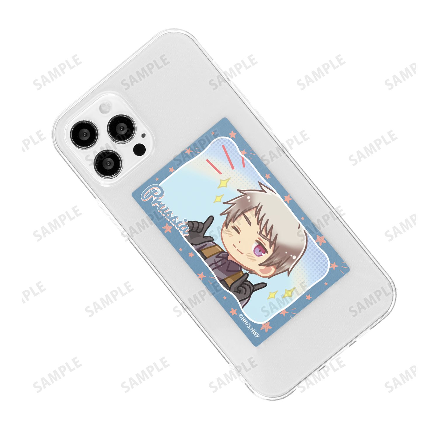 アニメ「ヘタリア World★Stars」 プロイセン ゆるコマ カードステッカー Image 3 | AniSmile