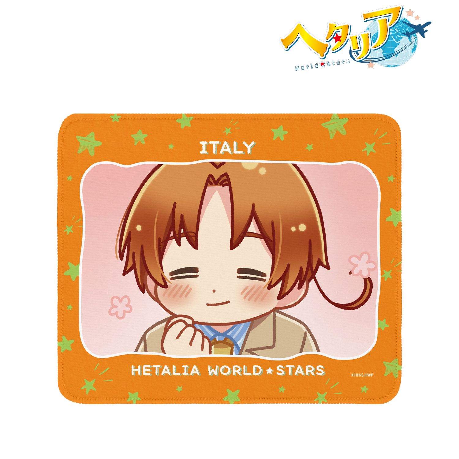 アニメ「ヘタリア World★Stars」 イタリア ゆるコマ マウスパッド Image 2 | AniSmile