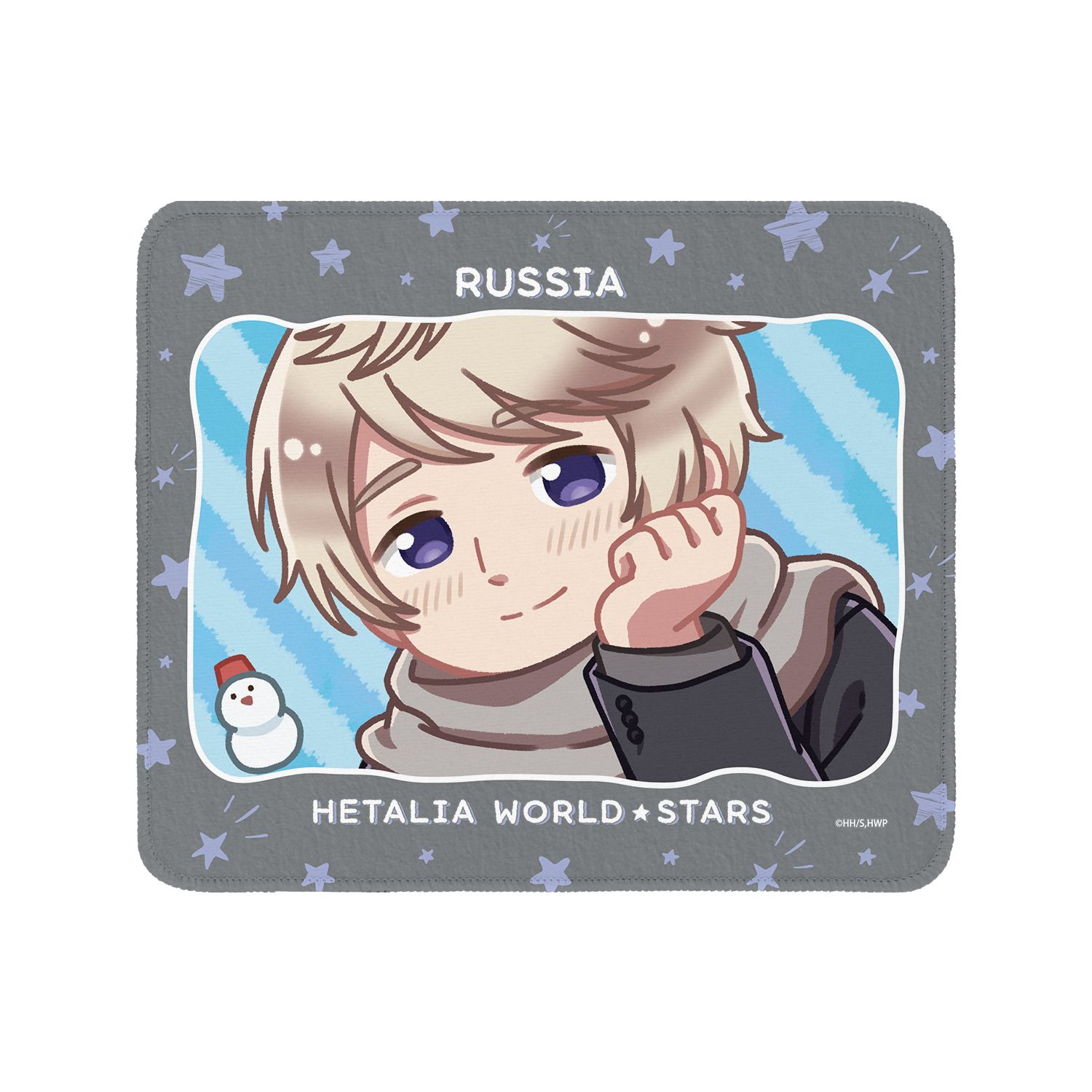 アニメ「ヘタリア World★Stars」 ロシア ゆるコマ マウスパッド - AniSmile