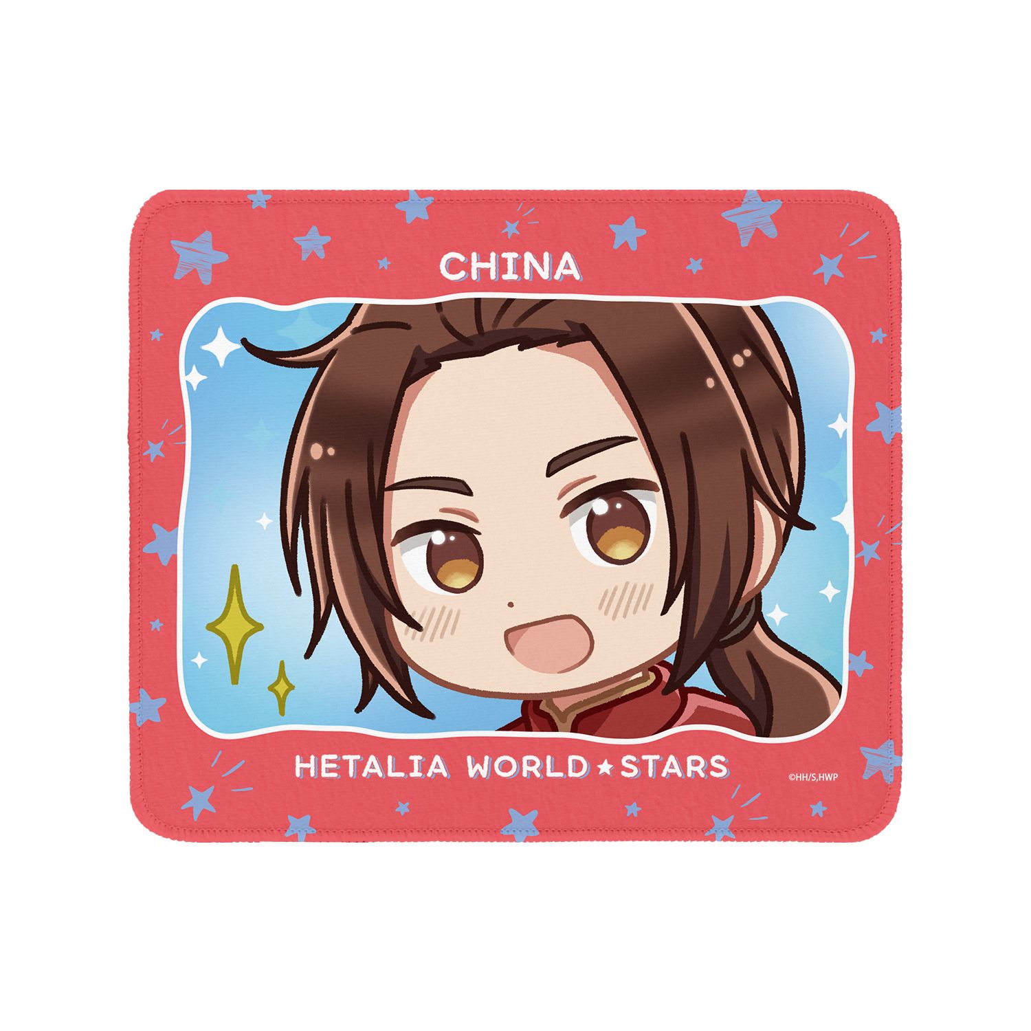 アニメ「ヘタリア World★Stars」 中国 ゆるコマ マウスパッド - AniSmile