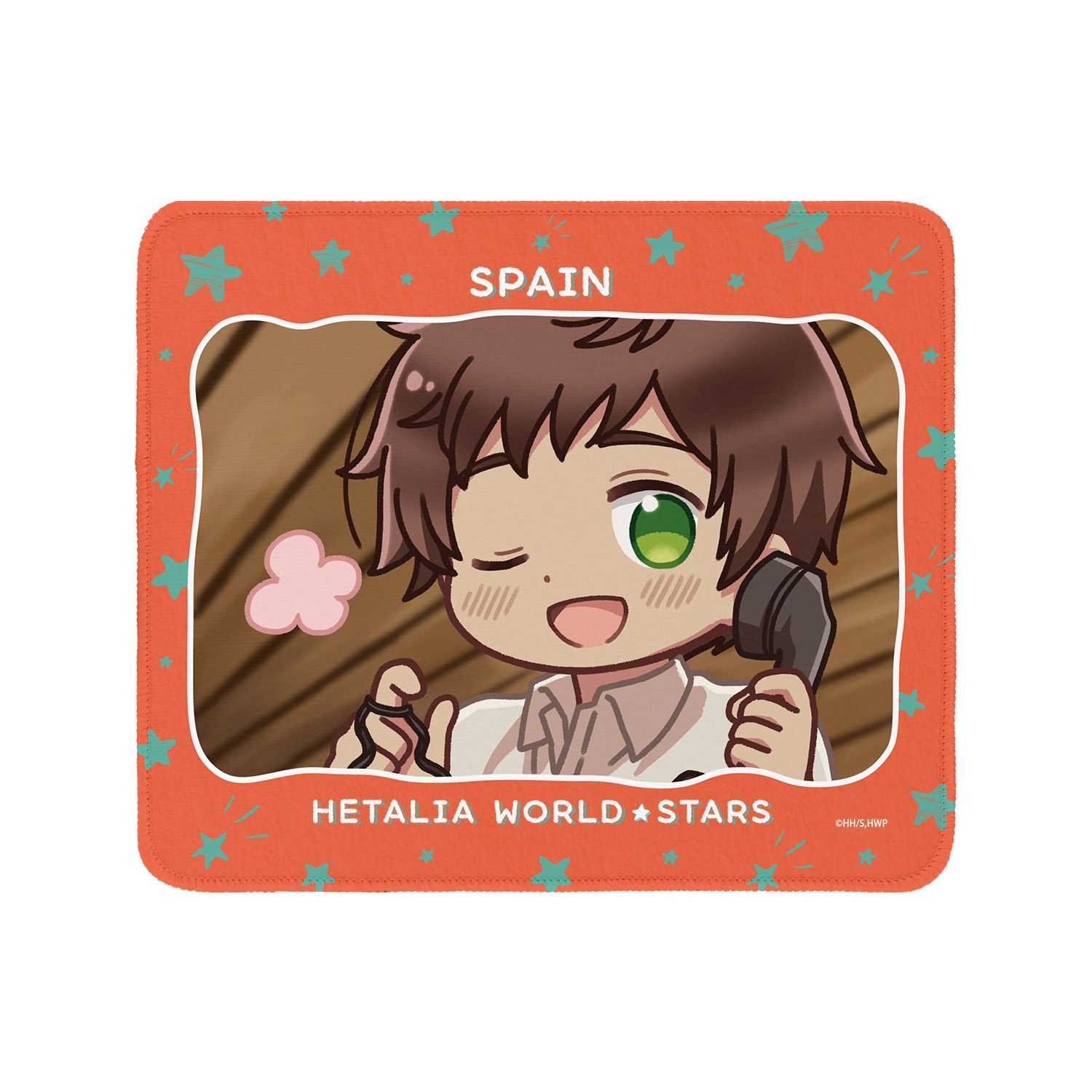 アニメ「ヘタリア World★Stars」 スペイン ゆるコマ マウスパッド - AniSmile