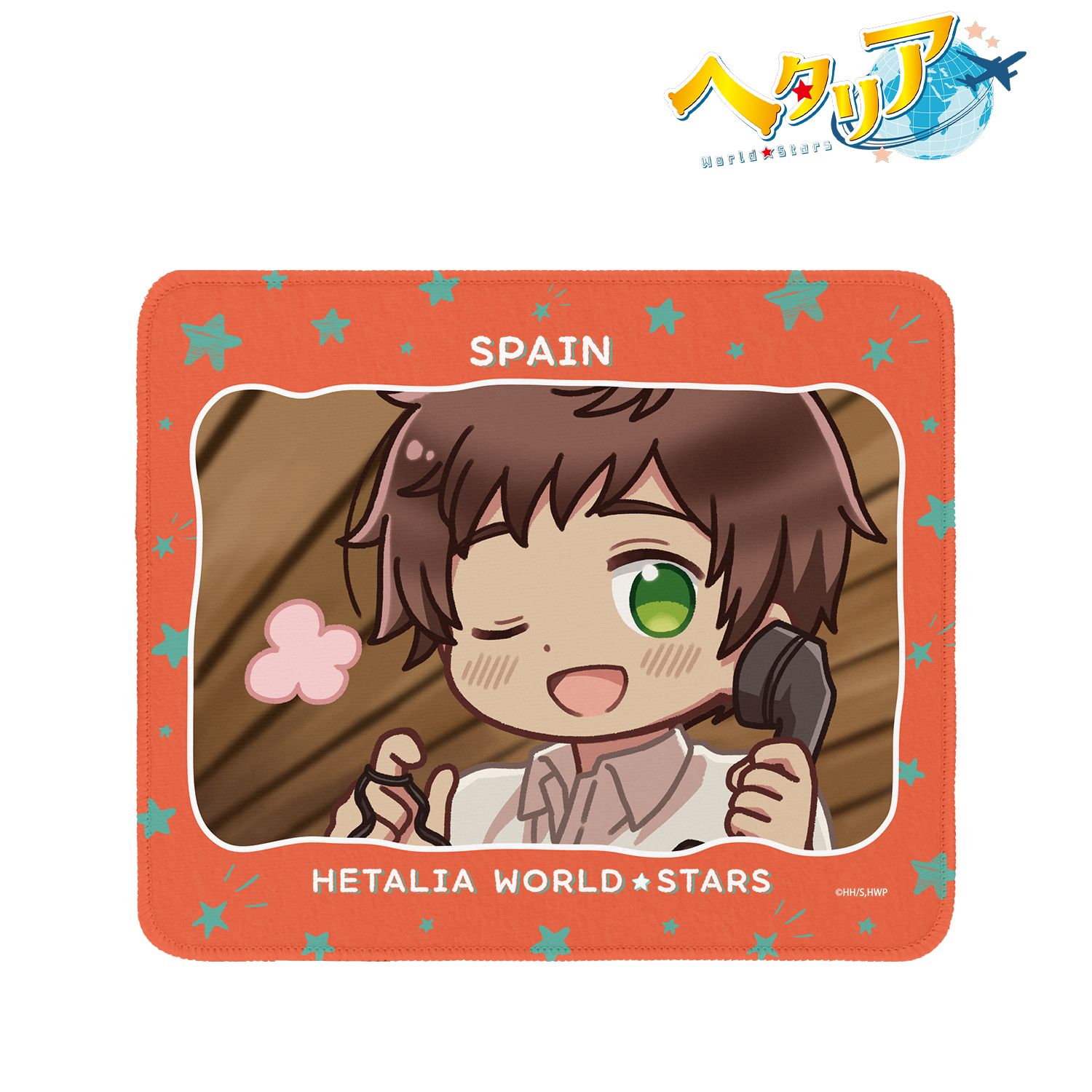 アニメ「ヘタリア World★Stars」 スペイン ゆるコマ マウスパッド Image 2 | AniSmile