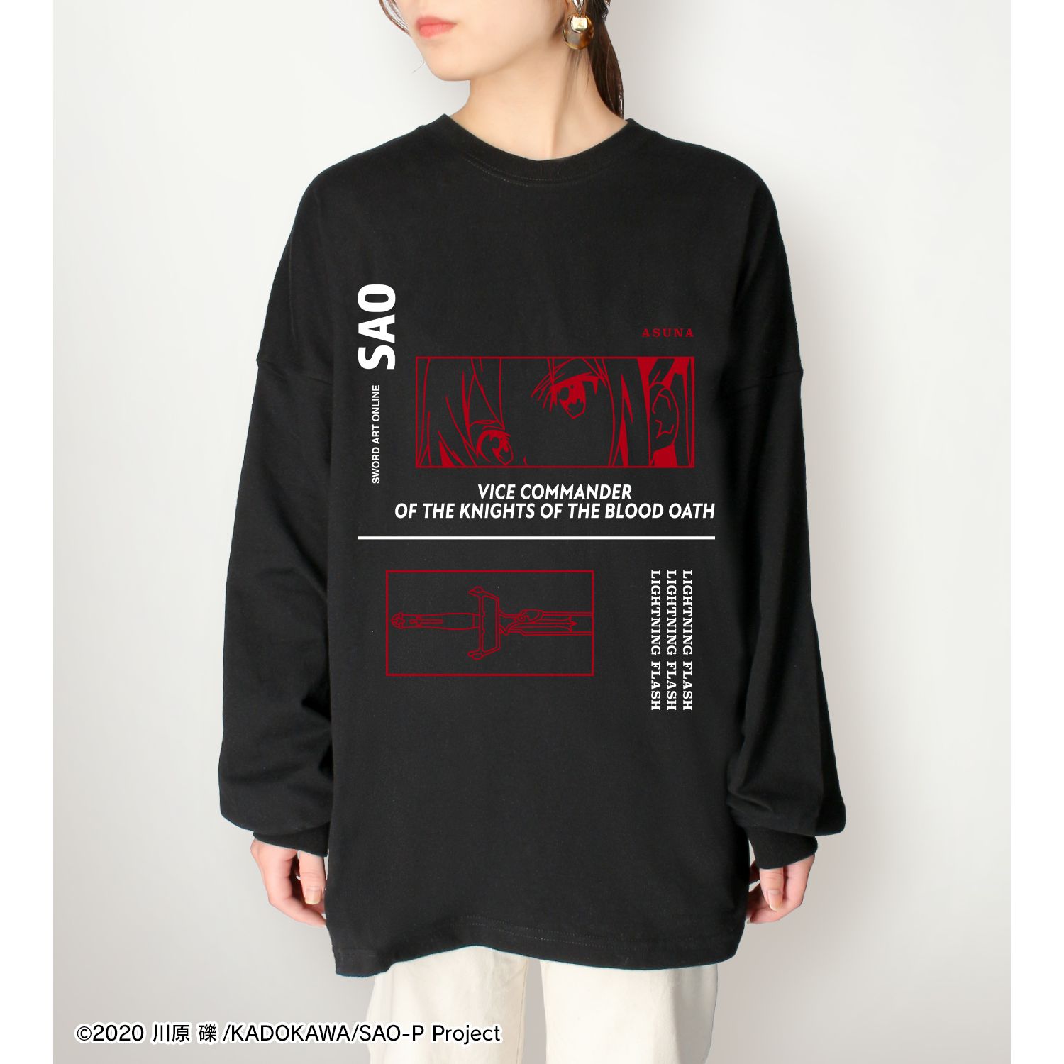 ソードアート・オンライン アスナ BIGシルエットロングTシャツユニセックス(サイズ/XL) 画像 5 | AniSmile