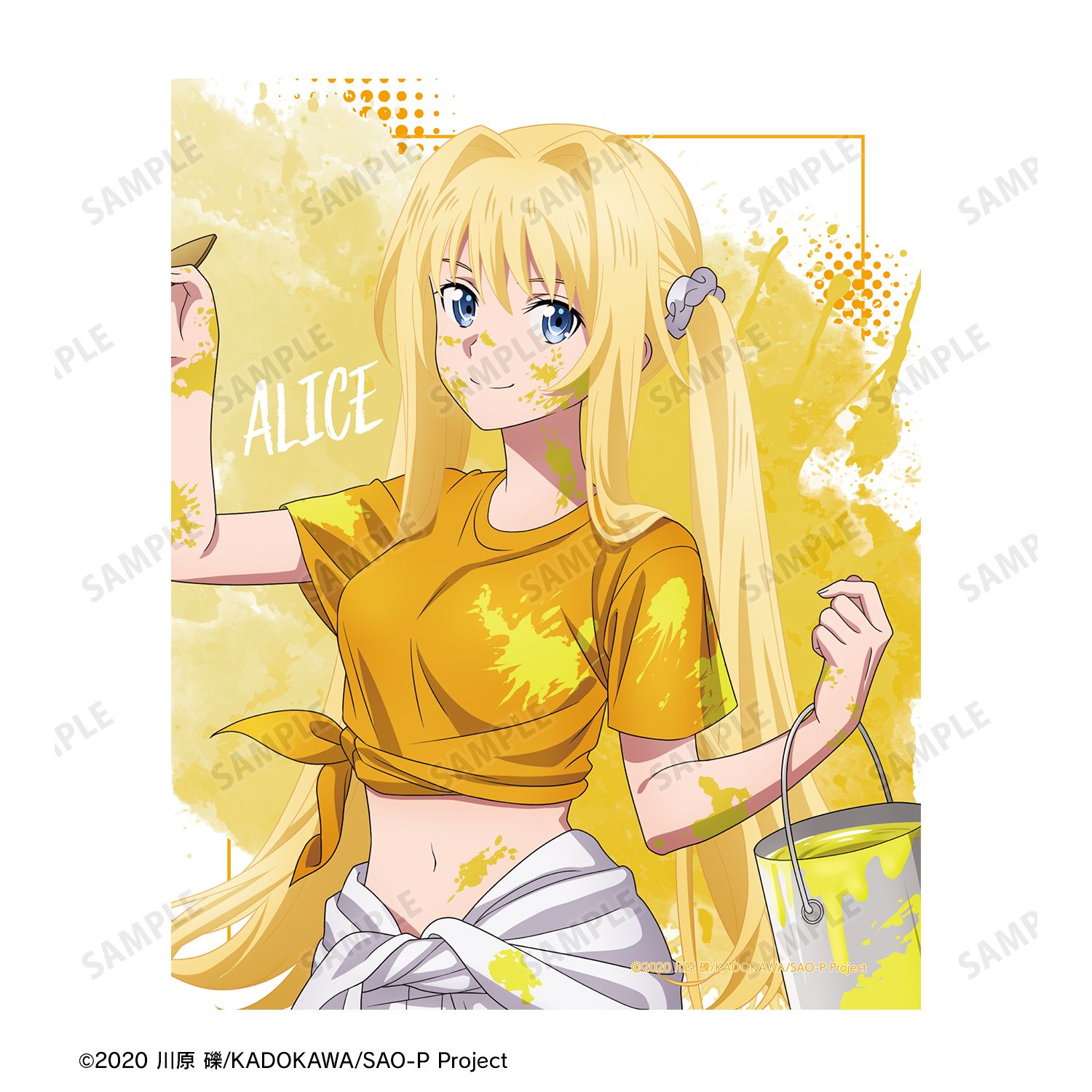 ソードアート・オンライン 描き下ろし アリス ペイントスタイルver. キャンバスボード 画像 3 | AniSmile