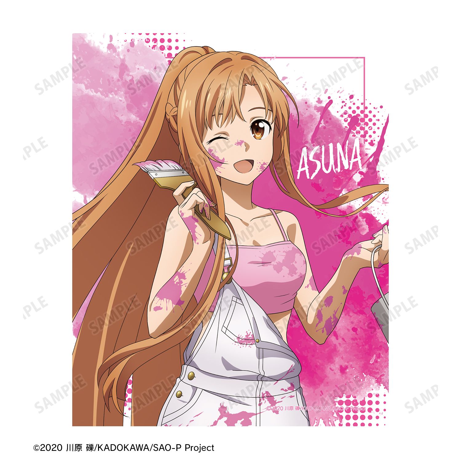 ソードアート・オンライン 描き下ろし アスナ ペイントスタイルver. キャンバスボード 画像 3 | AniSmile