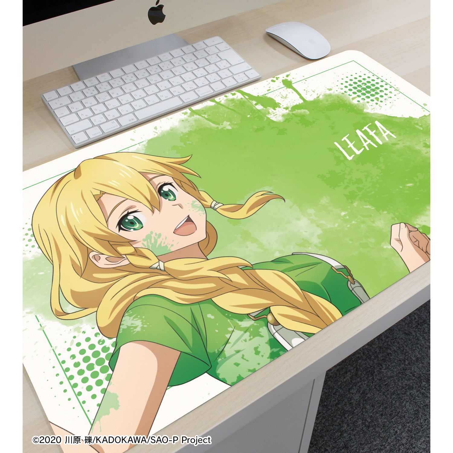 ソードアート・オンライン 描き下ろし リーファ ペイントスタイルver. マルチデスクマット 画像 3 | AniSmile