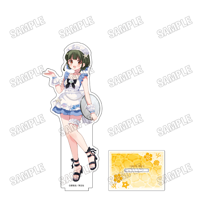 きんいろモザイク 描き下ろしBIGアクリルスタンド【海の家ver.】①大宮 忍 - AniSmile