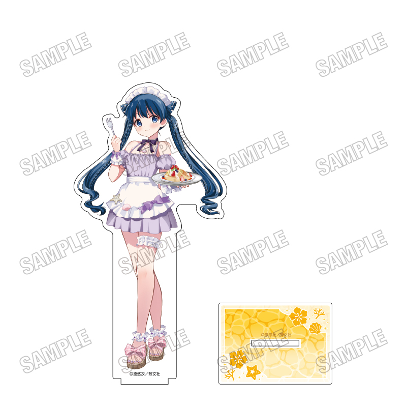きんいろモザイク 描き下ろしBIGアクリルスタンド【海の家ver.】③小路 綾 - AniSmile