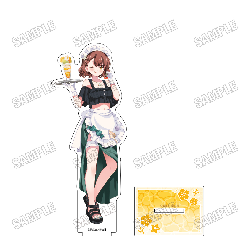 きんいろモザイク 描き下ろしBIGアクリルスタンド【海の家ver.】④猪熊 陽子 - AniSmile