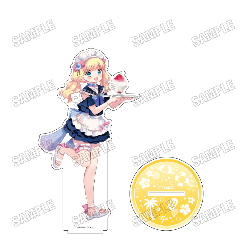きんいろモザイク 描き下ろしBIGアクリルスタンドLL【海の家ver.】②アリス・カータレット - AniSmile