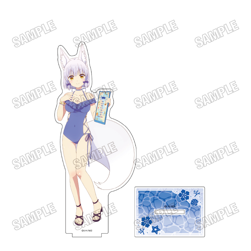 まちカドまぞく 2丁目 描き下ろしBIGアクリルスタンド【海の家「あすら」ver.】⑤リコ - AniSmile