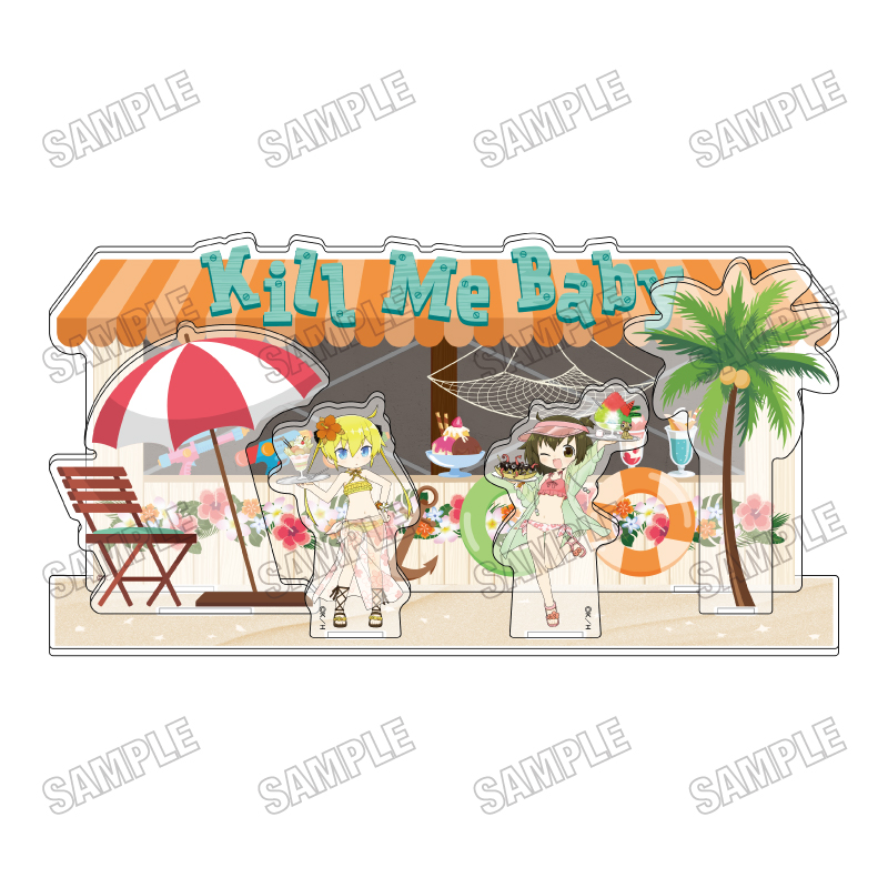 キルミーベイベー 描き下ろしアクリルジオラマ【海の家ver.】 - AniSmile