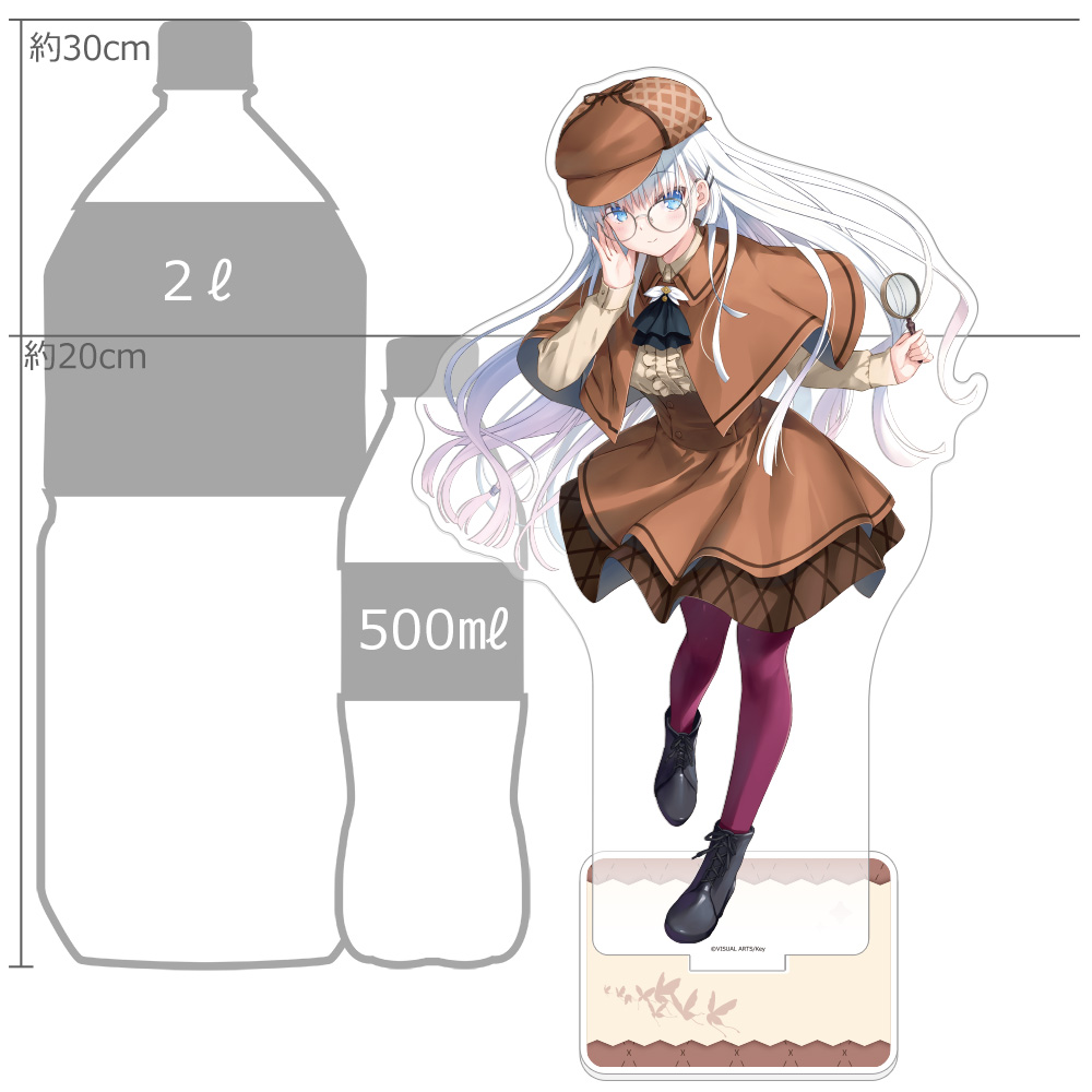 [Summer Pockets REFLECTION BLUE]特大アクリルスタンド(鳴瀬しろは/探偵) 图片 2 | AniSmile
