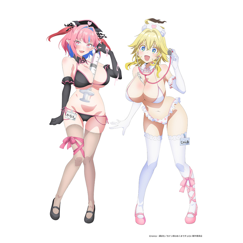 [カナン様はあくまでチョロい]描き下ろしキャラファイングラフ(ナース水着) A4 图片 2 | AniSmile