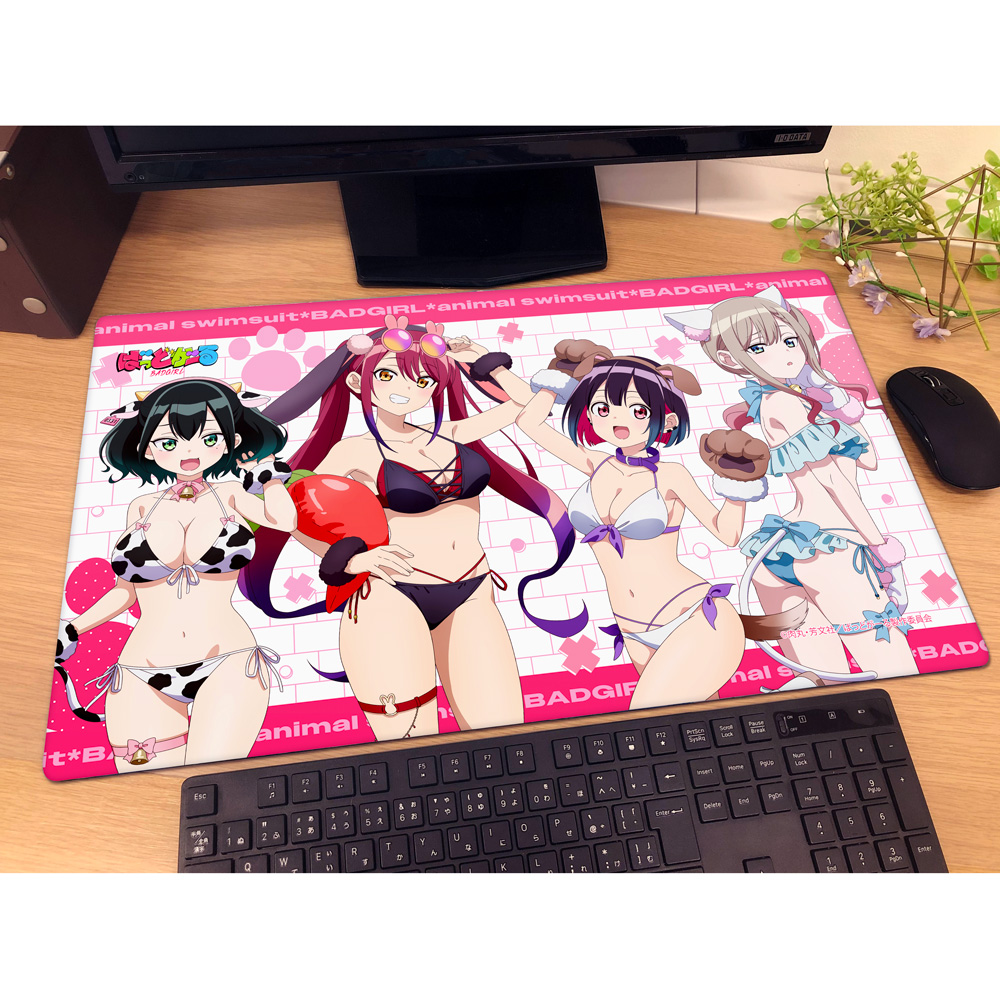 [ばっどがーる]描き下ろしラバーマット(アニマル水着) 图片 2 | AniSmile