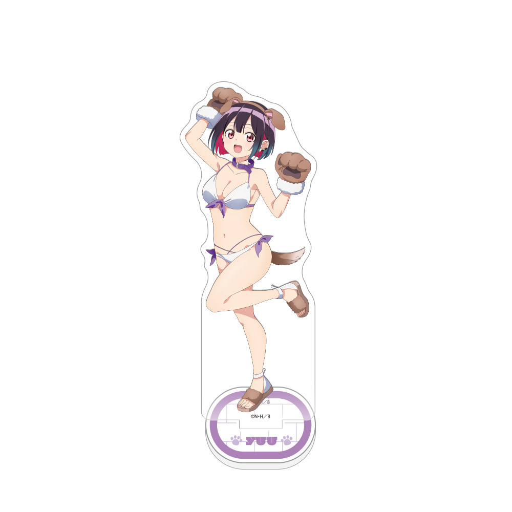 [ばっどがーる]描き下ろしアクリルスタンド(優谷優/アニマル水着) Image 2 | AniSmile