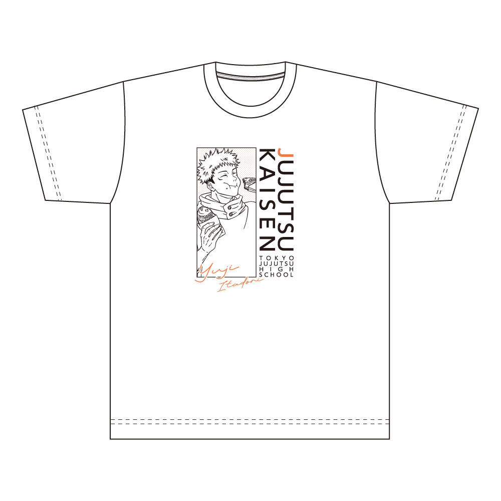 アニメ『呪術廻戦』5周年 描き下ろしTシャツ GiGOコラボ2026ver./虎杖悠仁(Mサイズ) - AniSmile