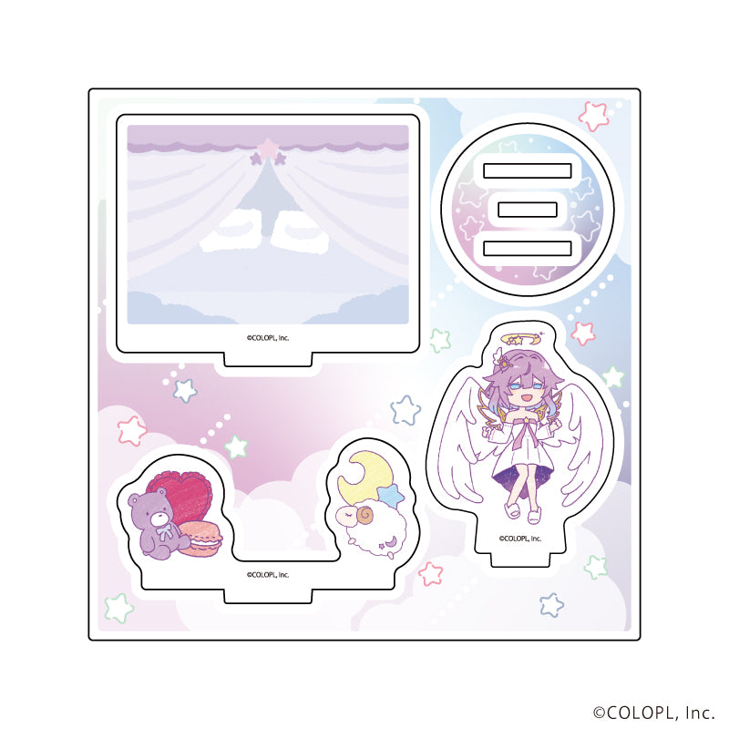 アクリルスタンドプレート「白猫プロジェクト」09/ルカ ゆめカワイイver.(グラフアートイラスト) - AniSmile