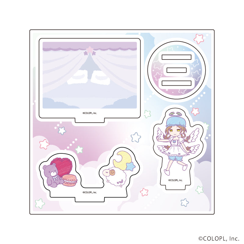 アクリルスタンドプレート「白猫プロジェクト」08/リスティ ゆめカワイイver.(グラフアートイラスト) - AniSmile