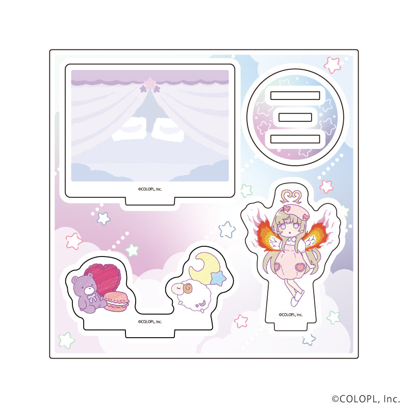 アクリルスタンドプレート「白猫プロジェクト」07/ヴィレータ ゆめカワイイver.(グラフアートイラスト) - AniSmile