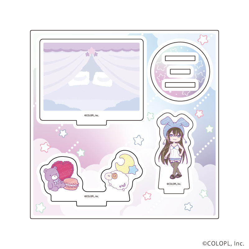 アクリルスタンドプレート「白猫プロジェクト」05/ユノス ゆめカワイイver.(グラフアートイラスト) - AniSmile