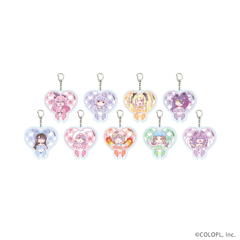 アクリルキーホルダー「白猫プロジェクト」10/ゆめカワイイver. ブラインド(全9種)(グラフアートイラスト) - AniSmile