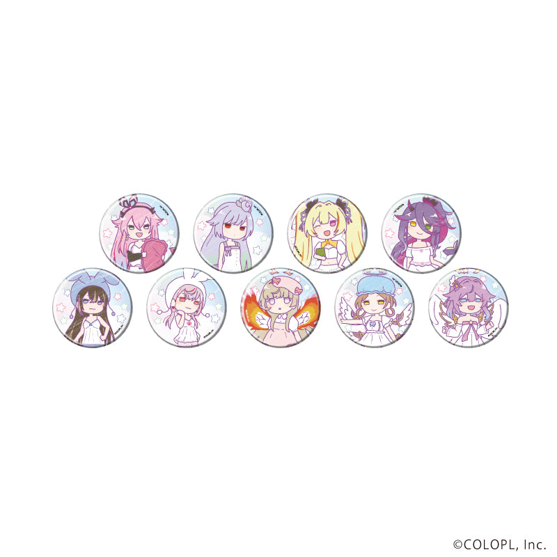 缶バッジ「白猫プロジェクト」19/ゆめカワイイver. ブラインド(全9種)(グラフアートイラスト) - AniSmile