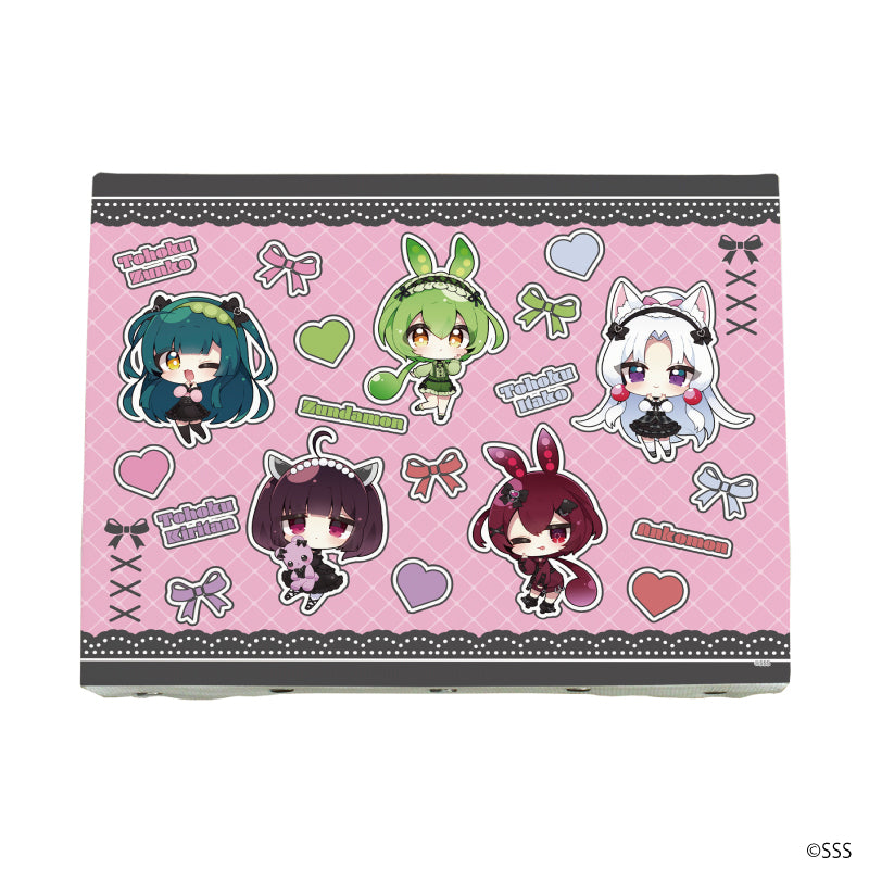 キャンバスボード「東北ずん子・ずんだもんプロジェクト」01/集合デザイン(ミニキャライラスト) - AniSmile