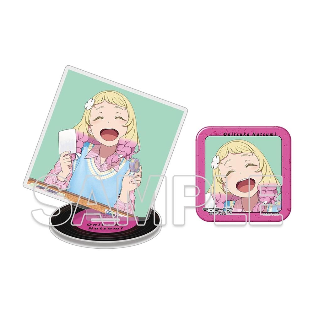 『ラブライブ!スーパースター!!』ましかくアクリルプレート&缶バッジセット ~Behind the ”Aspire”~ 鬼塚 夏美 - AniSmile