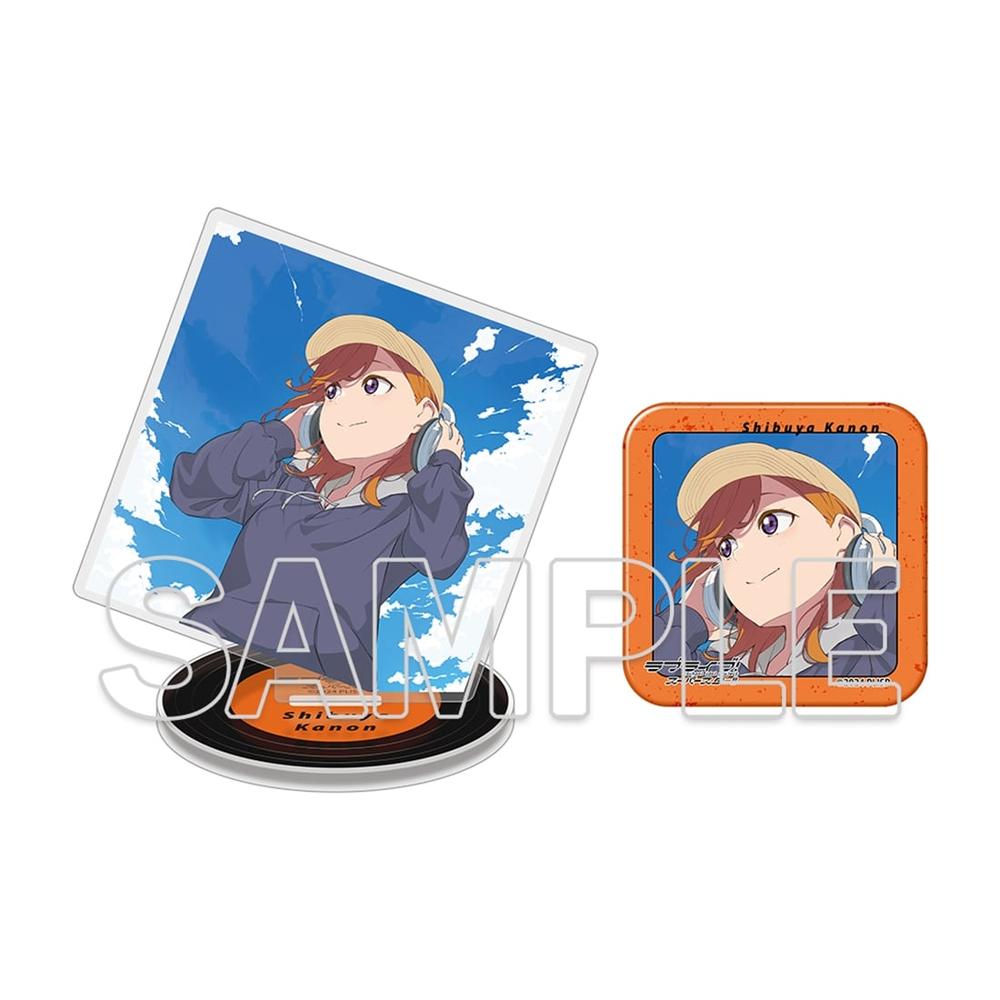 『ラブライブ!スーパースター!!』ましかくアクリルプレート&缶バッジセット ~Behind the ”Aspire”~ 澁谷 かのん - AniSmile