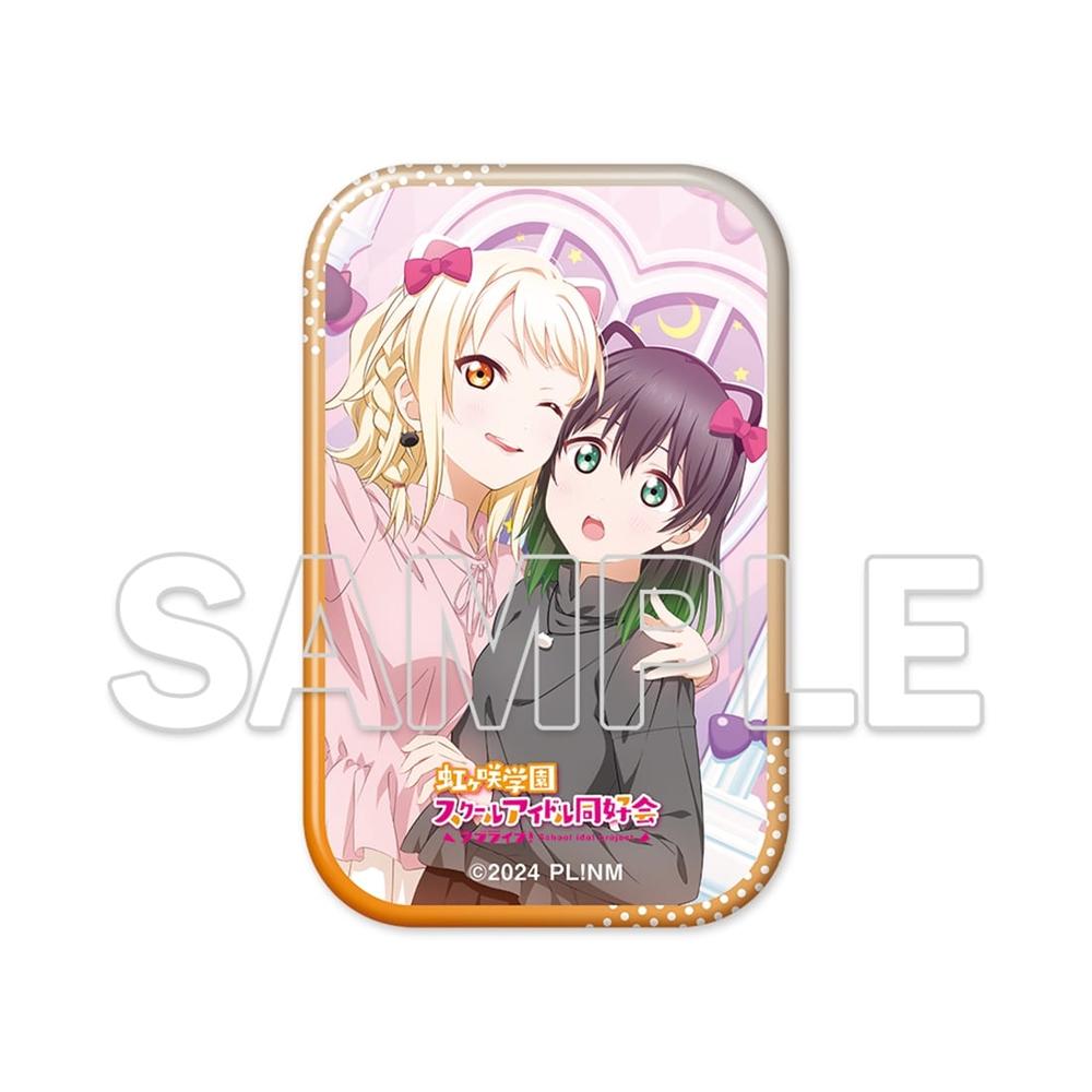 『ラブライブ!虹ヶ咲学園スクールアイドル同好会』スクエア缶バッジ 侑&愛 - 官方商品图片 | AniSmile